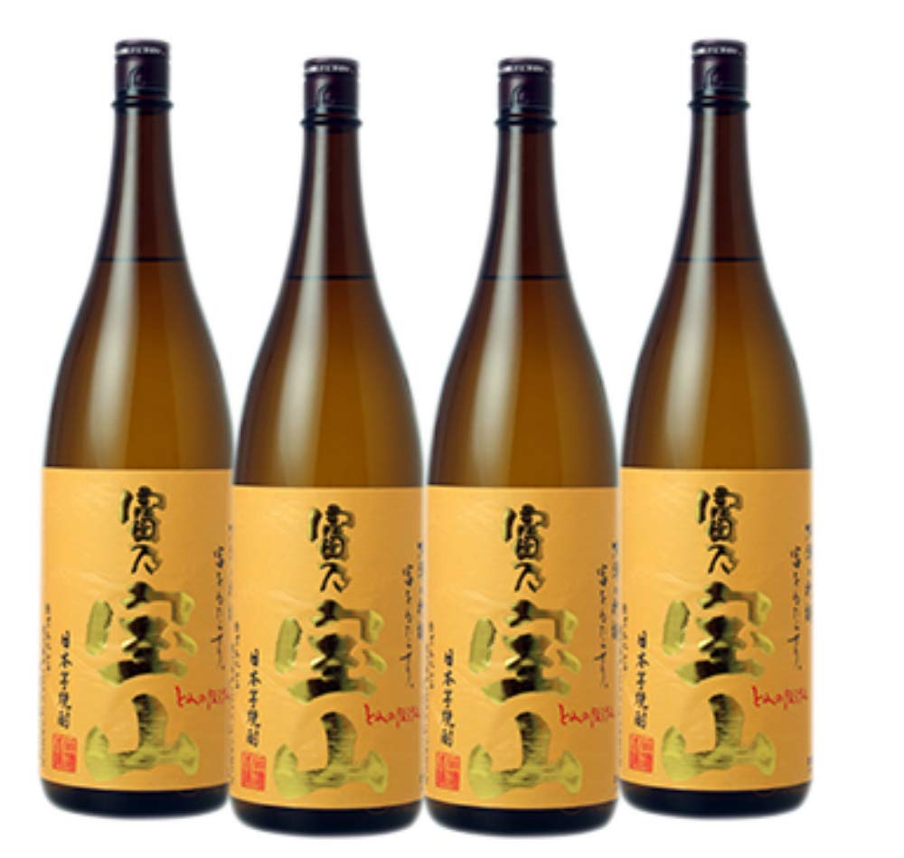 Amazon.co.jp: 富乃宝山25゜ 1800ml/4本 : 食品・飲料・お酒